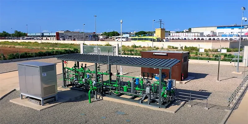 red de transporte de hidrógeno en España