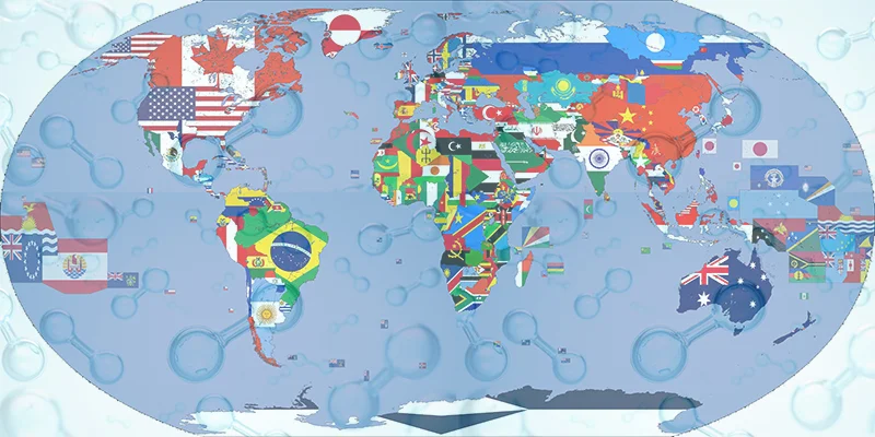 Los países líderes en hidrógeno a nivel mundial
