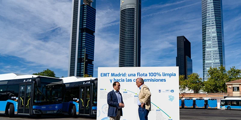 hidrógeno transporte público en madrid