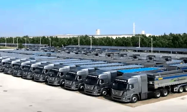Record de distancia en el transporte con camiones de hidrógeno