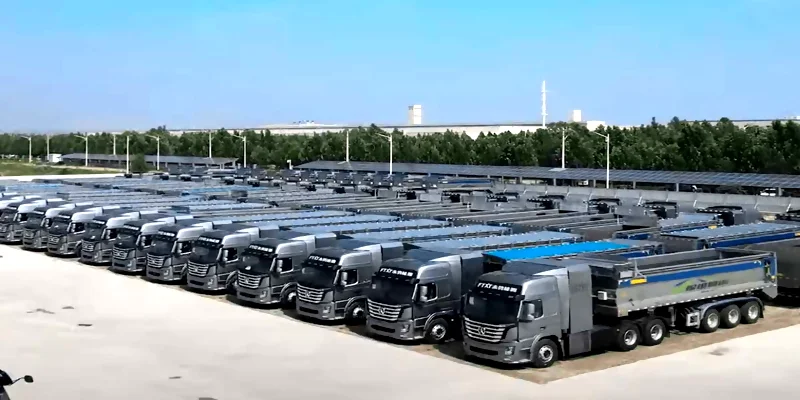 Record de distancia en el transporte con camiones de hidrógeno