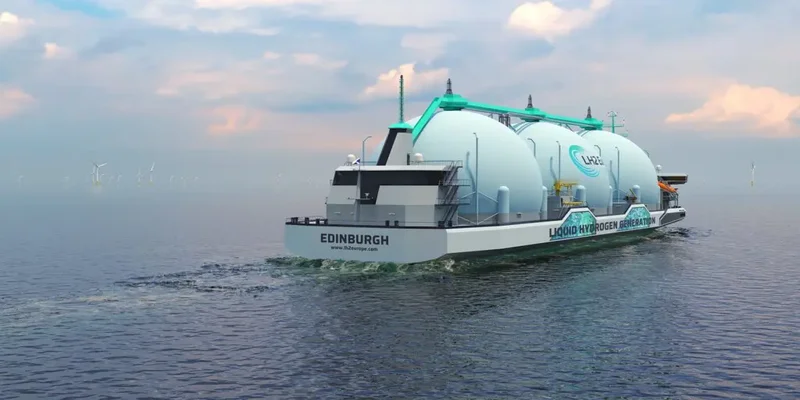 barco de carga hidrogeno