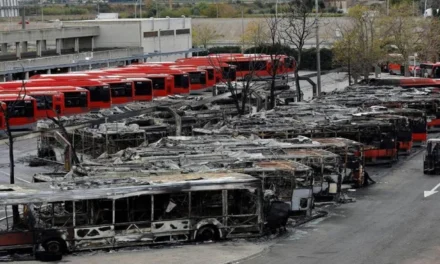 Incendio de autobuses de hidrógeno en Francia