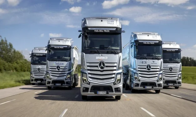 Camiones de hidrógeno Mercedes-Benz GenH₂ superan 225 000 km en condiciones reales