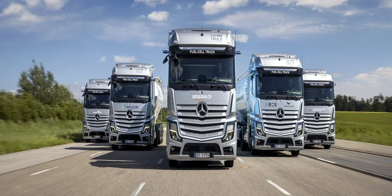 Camiones de hidrógeno Mercedes-Benz GenH₂ superan 225 000 km en condiciones reales