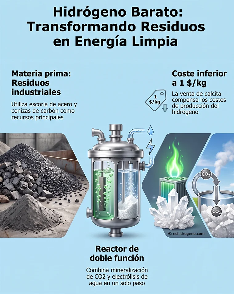ruta para hidrógeno barato
