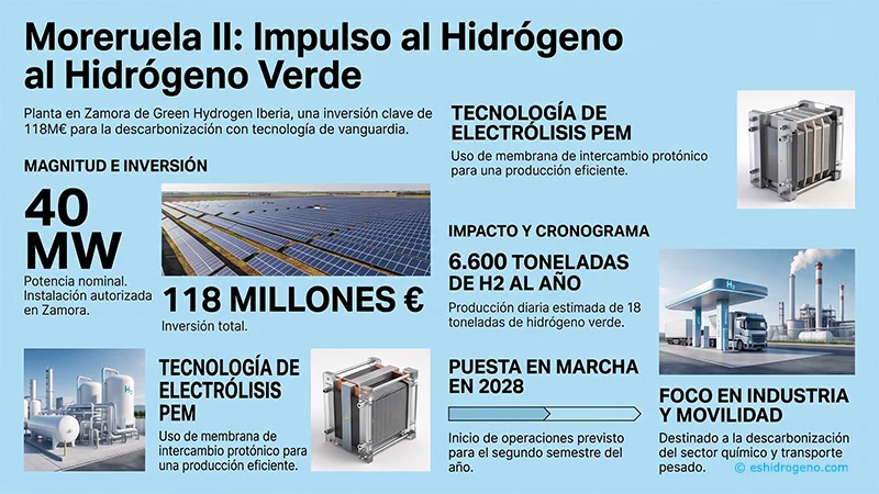 planta de hidrógeno verde Moreruela
